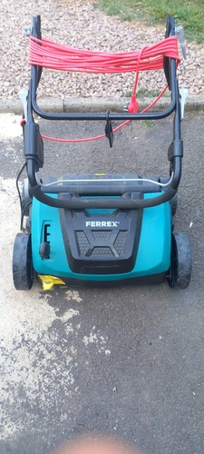 Electric scarifier lawn rake - &,